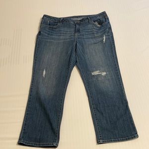 Simply Vera Wang Relaxed Boyfriend Capri